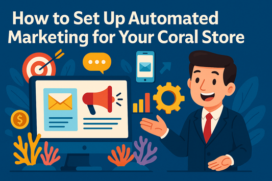 how to set up automated marketing for your coral store